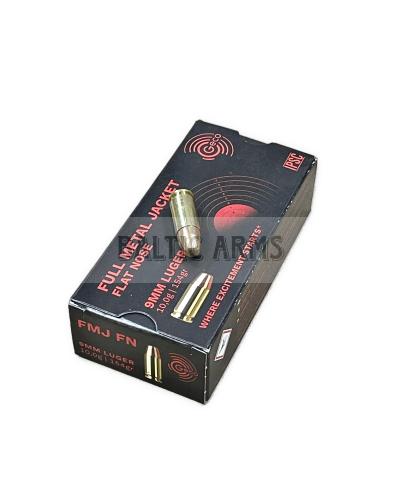 Geco 9x19 Luger 10 g FMJ Flat Nose (50 vnt.)